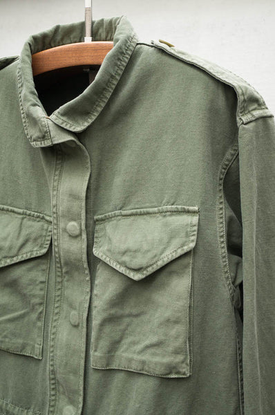 Camo Green Military Jacket