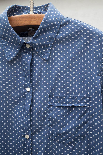 Rice Print Button Down Shirt