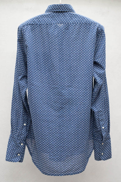 Rice Print Button Down Shirt