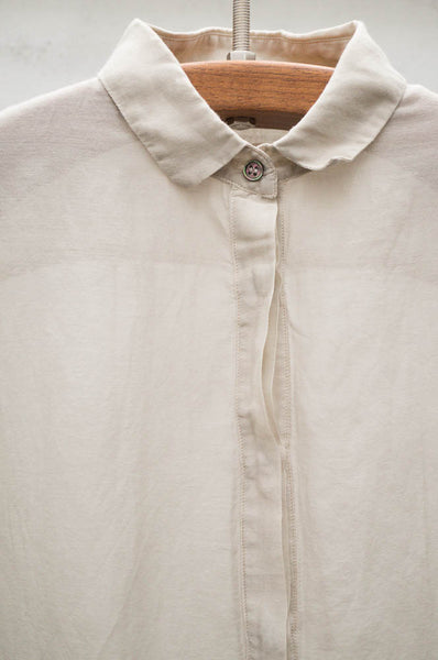 Putty Button Down Henley W/collar