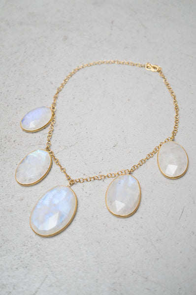 Rainbow Moonstone Necklace