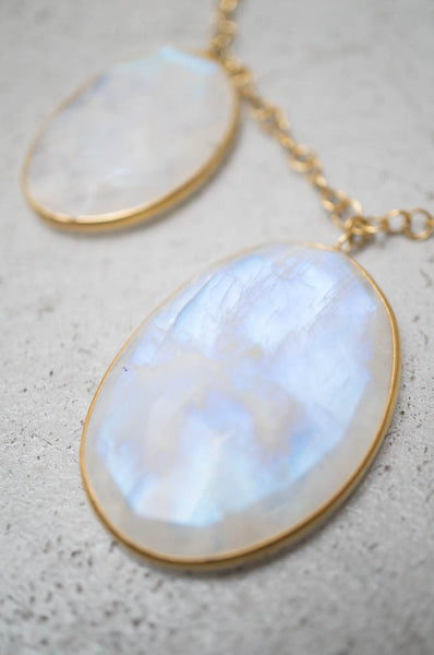 Rainbow Moonstone Necklace