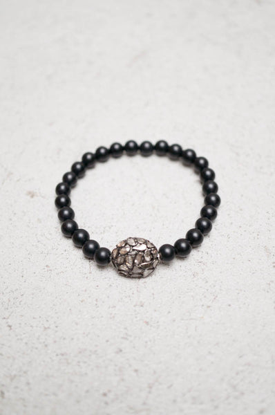 Elastic Onyx Bracelet