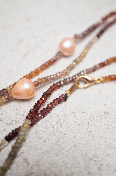 Ruby Pearl Necklace