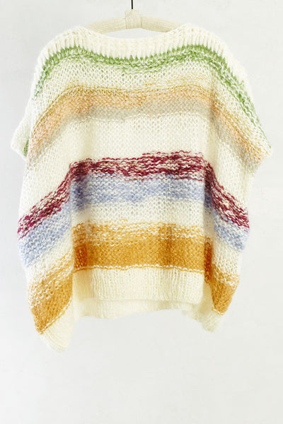 Light Rainbow Poncho