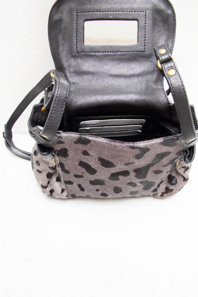 Gris Twee Mini Leopard Pony and Calfskin