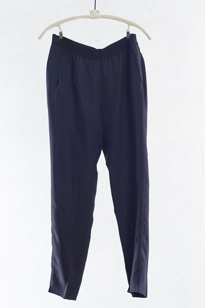 Black Structure Band Pant