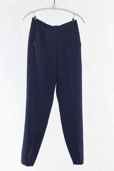 Dark Navy Piquet Mesh Pant