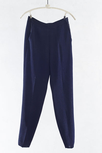 Dark Navy Piquet Mesh Pant