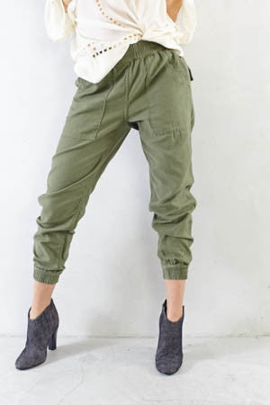Olive Utility Jogger