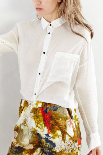 Bianco Oversized Shirt