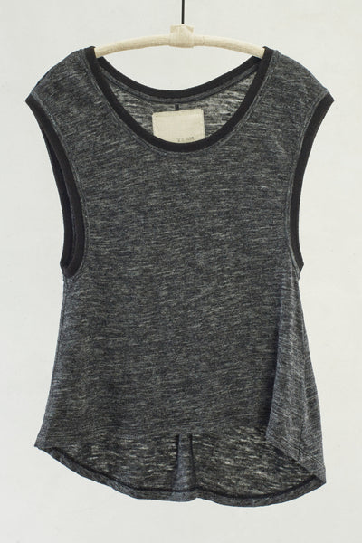 Black Sleeveless Tee