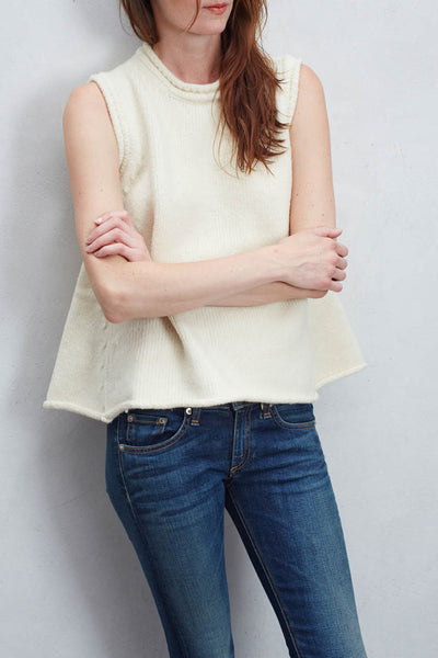 Ecru Sweater Top