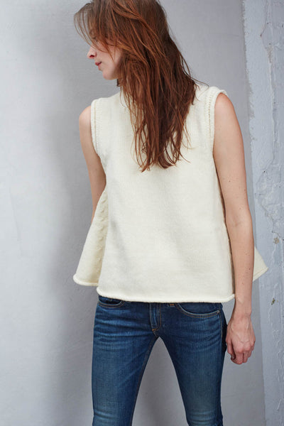 Ecru Sweater Top