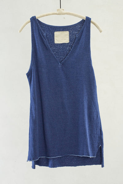 Navy Soft Jersey Tank Top