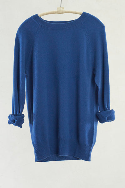 Steel Blue Raglan Pullover