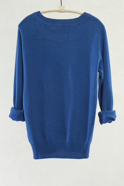 Steel Blue Raglan Pullover