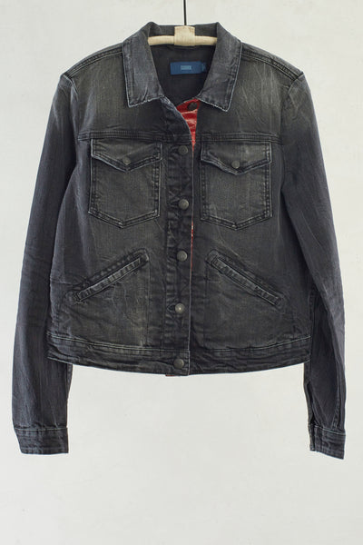 Faded Black City Denim Jacket