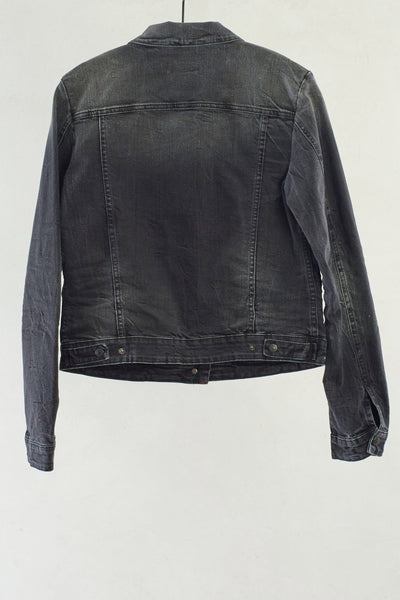 Faded Black City Denim Jacket