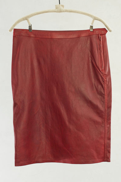 China Red Judy Pencil Skirt