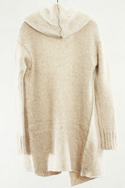 Oatmeal Hooded Coat