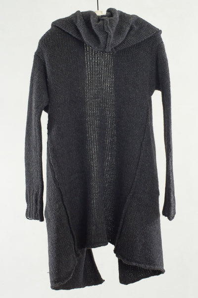 Black Hooded Coat