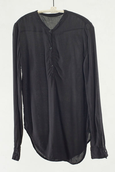 Black Henley Blouse