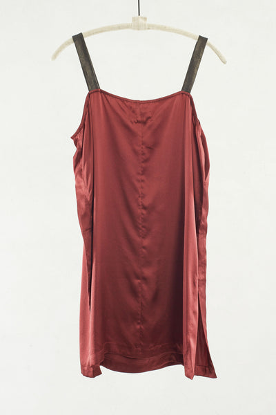 Scarlet Shell with Leather