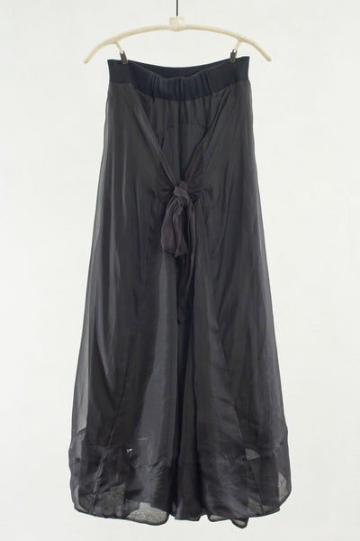 Black Strapless Tie Dress