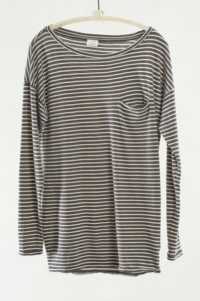 Charcoal Stripe Tee