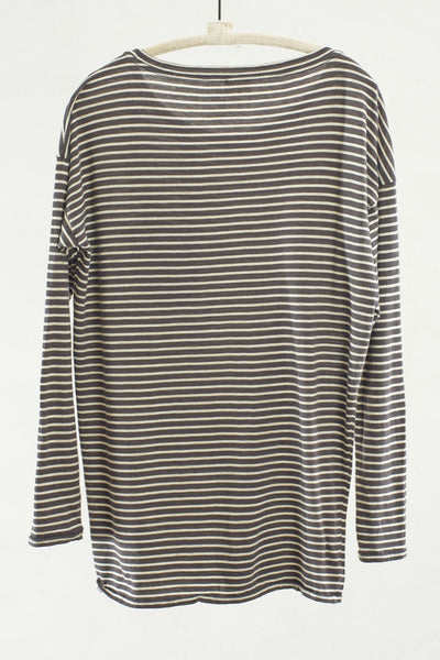 Charcoal Stripe Tee