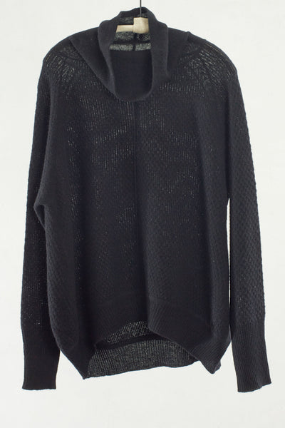 Black Blouson Pullover