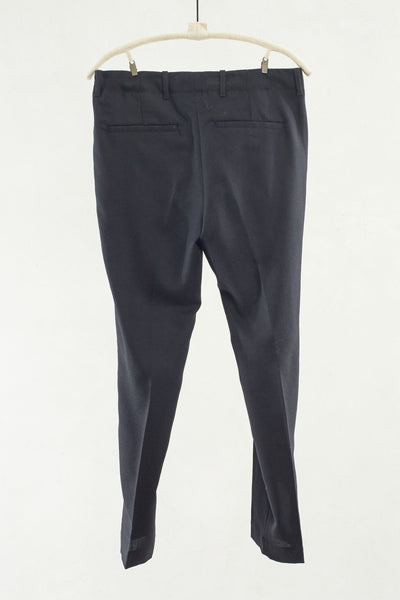 Black Flat Front Pant