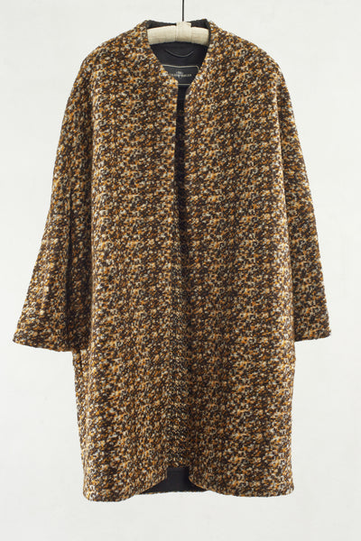 Brown Tweed Zenoria Coat