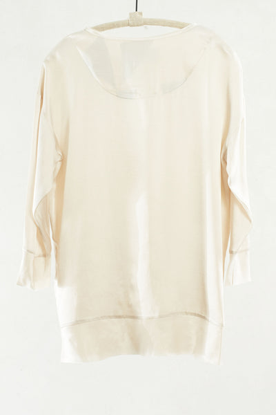 Cream Pullover Blouse