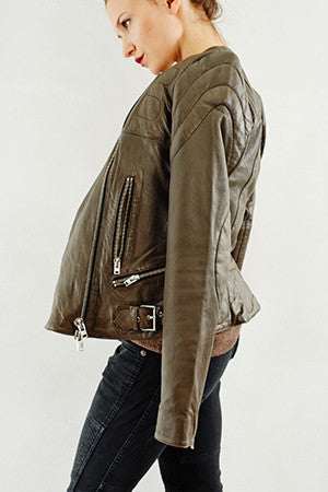 Concrete Leather Jacket