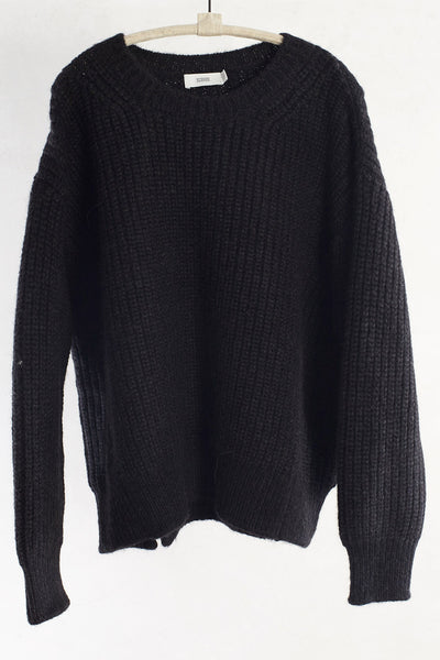Black Crew Neck Pullover