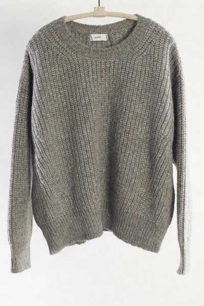 Heather Grey Crew Neck Pullover