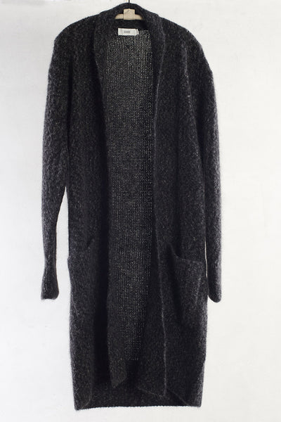 Dark Grey Long Cardigan