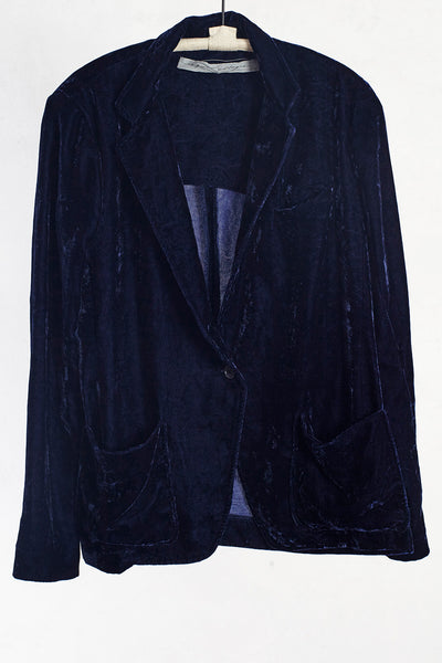 Washed Velvet Blazer