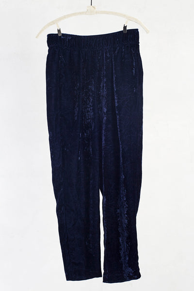 Washed Velvet Easy Pant