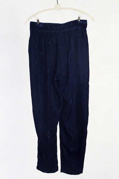 Washed Velvet Easy Pant