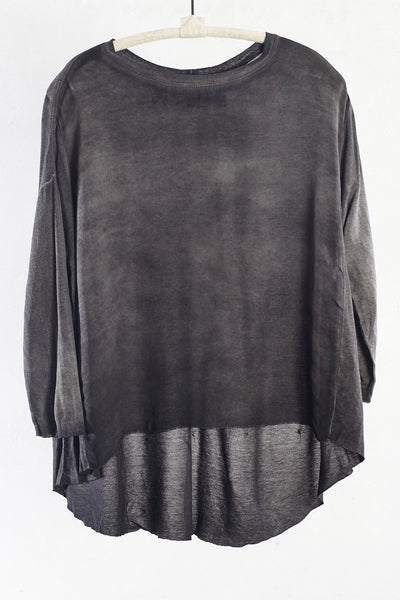 Dark Wash Cocoon Top