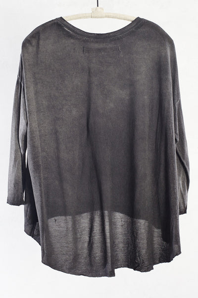 Dark Wash Cocoon Top