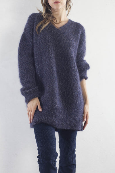 Violet V Neck Pullover