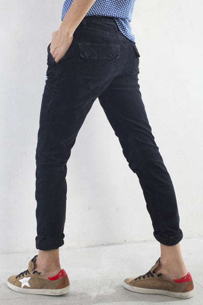 Black Richmond Courduroy Pants