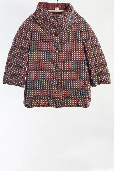 Merlot Vintage Print Jacket