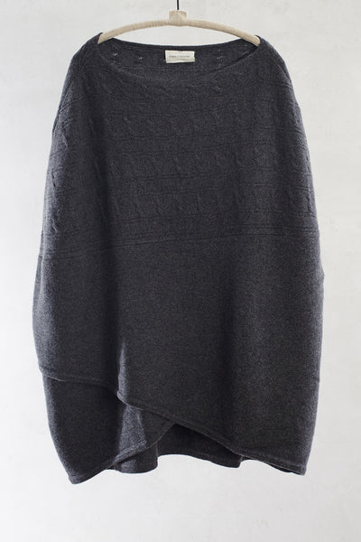 Dark Grey Poncho