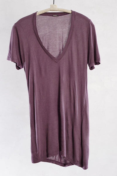 Plum V Neck