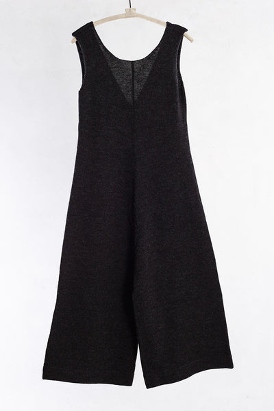 Charcoal Miter Jumpsuit